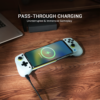 Headline: Uninterrupted, Immersive Gameplay Never let a low battery ruin your winning streak again. With Pass-Through Charging, you can charge your phone directly through the controller while you play. Stay fully immersed in your favorite worlds without ever needing to pause or disconnect.